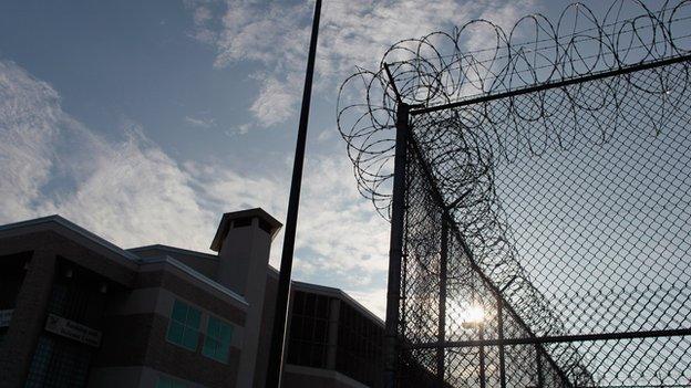 The Booking and Release Center at the Orange County Jail, Florida