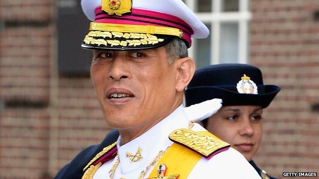 Thailand's Crown Prince Vajiralongkorn (30 April 2013)