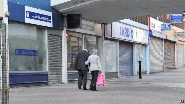 Empty shops
