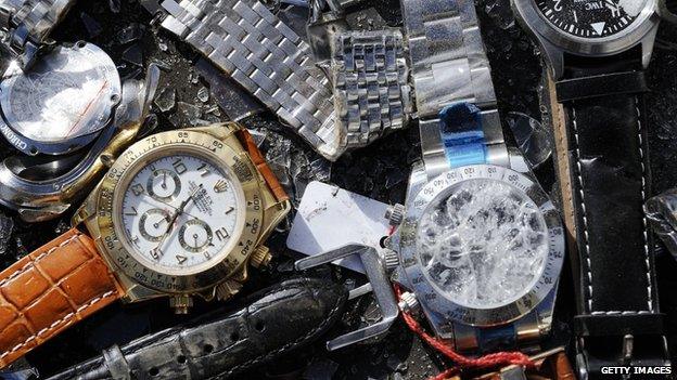 Counterfeit watches