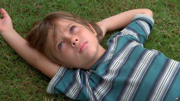 Actor Ellar Coltrane seen in a scene from Boyhood