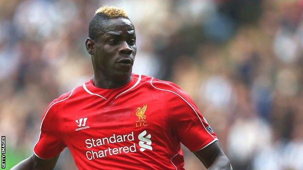 Liverpool striker Mario Balotelli