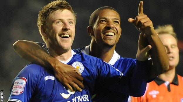 Paul Gallagher and Jermaine Beckford