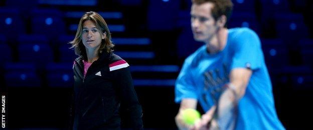 Amelie Mauresmo and Andy Murray