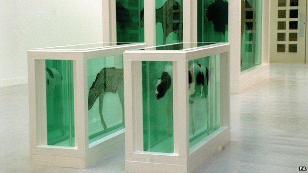 Mother and Child Divided by Damien Hirst