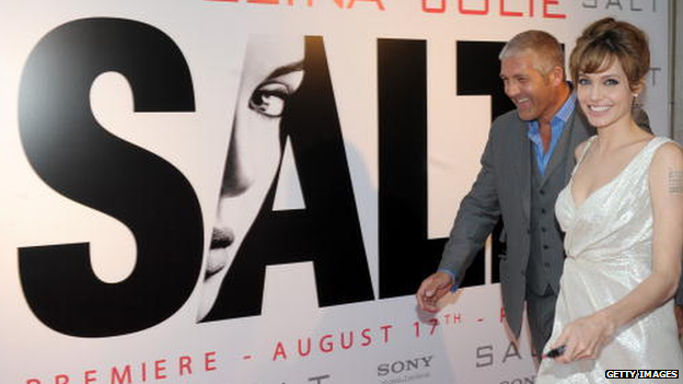 Angelina Jolie at the premiere of Salt