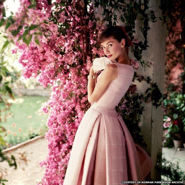 Audrey Hepburn photographed by Norman Parkinson in 1955