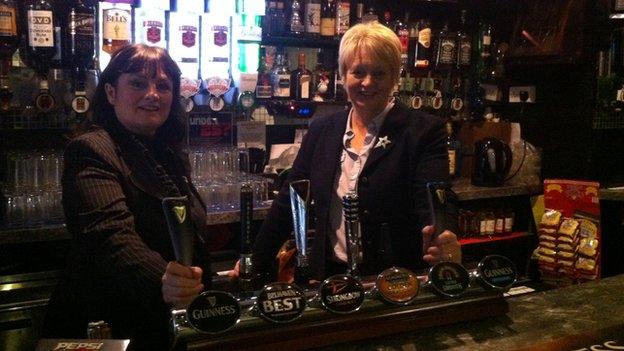 Jacqueline Dickson (left) and Maureen McKerrow want more advertising of the changes to the drink-drive limit