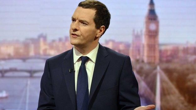 The Chancellor, George Osborne