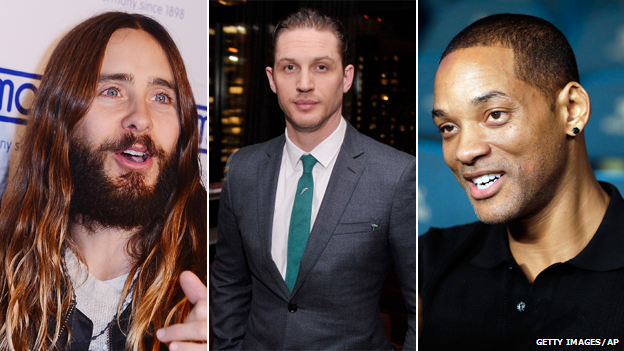 Jared Leto, Tom Hardy and Will Smith (l-r) have all been named in the cast