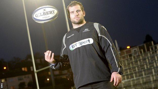 Glasgow Warriors hooker Fraser Brown