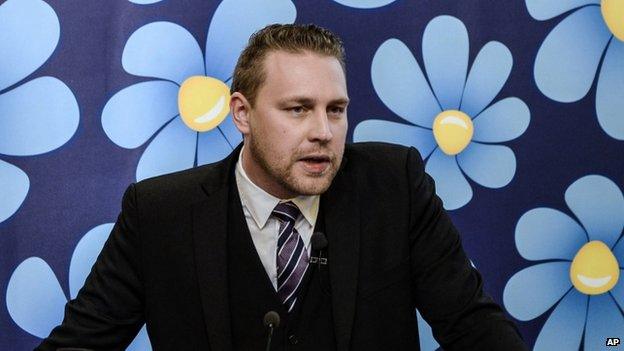 Sweden Democrats spokesman Mattias Karlsson (2 Dec)