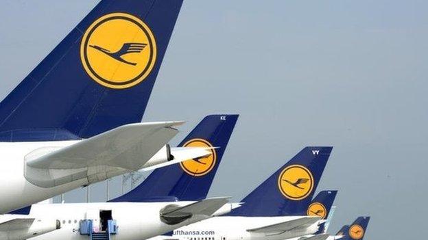 Lufthansa planes