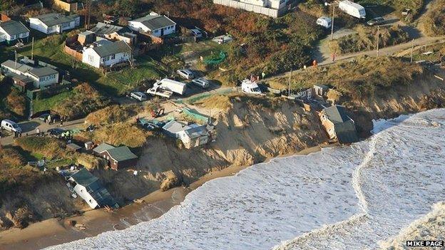 Aerial view of Hemsby