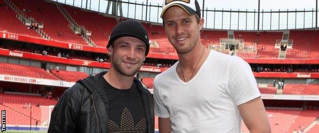 Phillip Hughes and Nick Compton