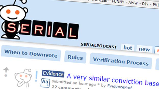 Reddit Serialpodcast page