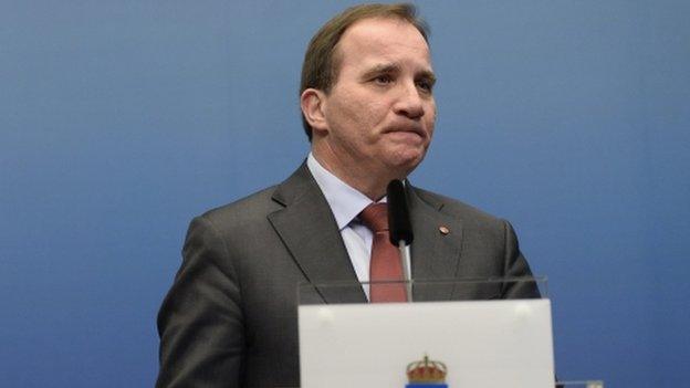 Swedish PM Stefan Lofven (3 Dec)