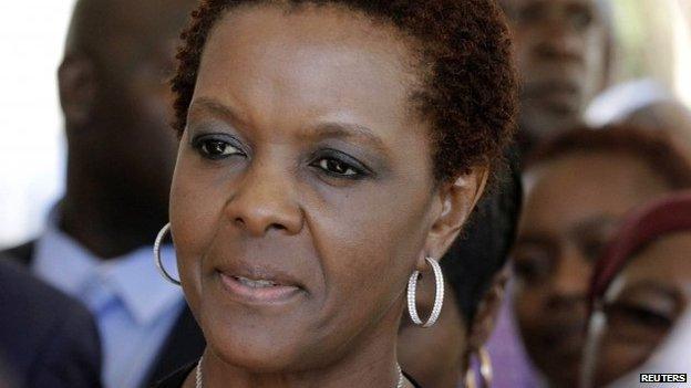 Zimbabwean first lady Grace Mugabe - 2 December