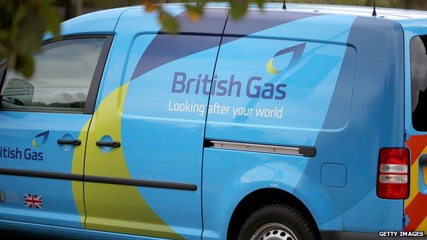 British Gas van