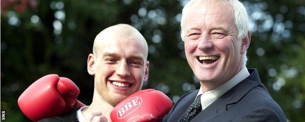 Boxer Craig Docherty joins Barry Hearn to preview a European Superfeatherweight title fight in Glasgow