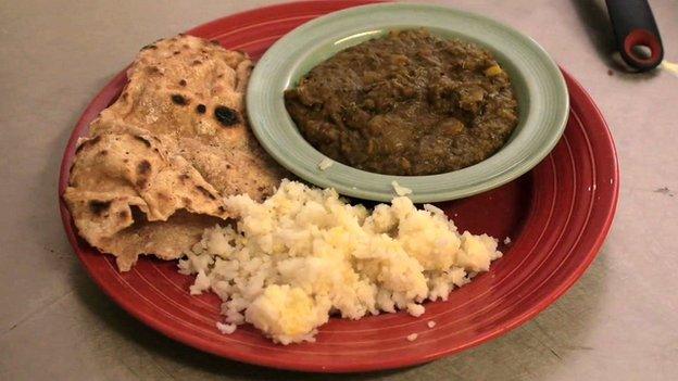 Curry made from 'waste' food