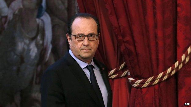 President Francois Hollande (4 Dec)