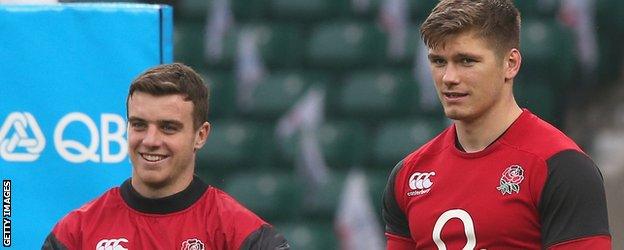 George Ford and Owen Farrell