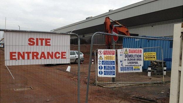 Anfield expansion work