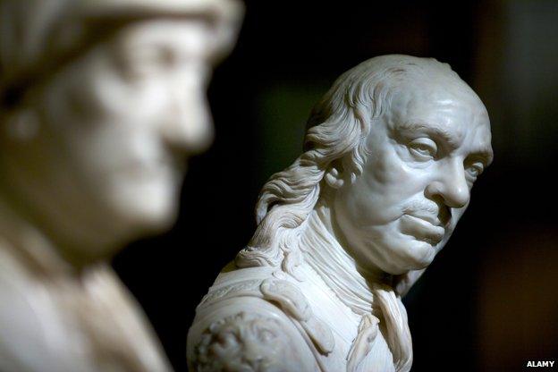 Oliver Cromwell bust