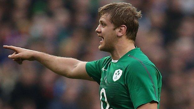 Chris Henry in action against France in last year's Six Nations Championship