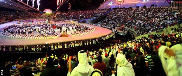 Khalifa International Stadium in Doha, Qatar