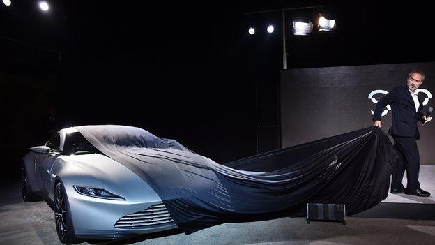 Sam Mendes unveils the Aston Martin DB10