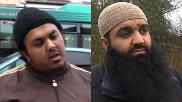 Two of the arrested men have been named as Rofi Islam and Sajid Idris