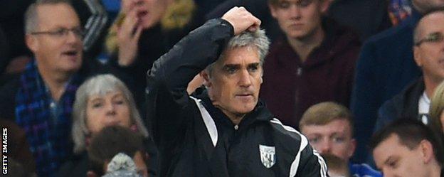 West Brom manager Alan Irvine