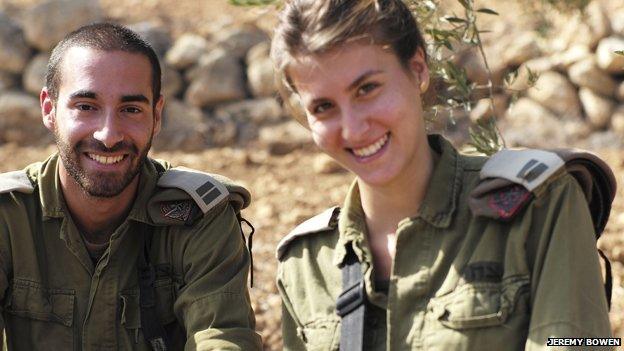 Israeli soldiers Or Maliki and Yam Matir