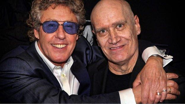 Roger Daltrey and Wilko Johnson