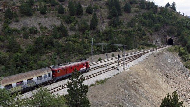 Railway line at Strpci, Bosnia - file pic