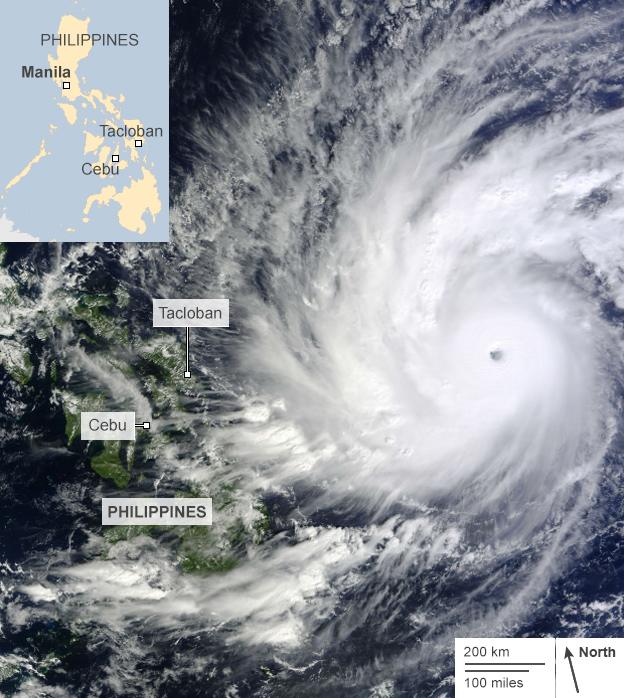 Satellite image of Typhoon Hagupit, 5 December 2014