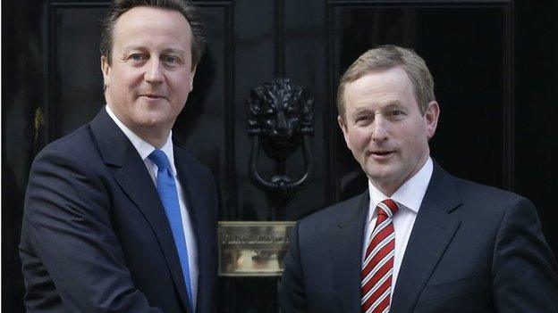 David Cameron and Enda Kenny