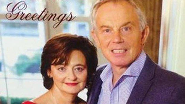 Tony and Cherie Blair