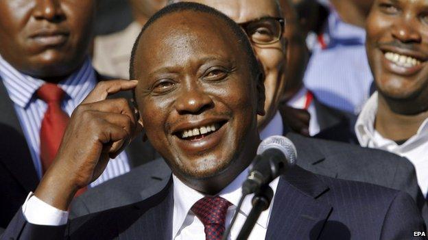 Kenyan President Uhuru Kenyatta. File photo