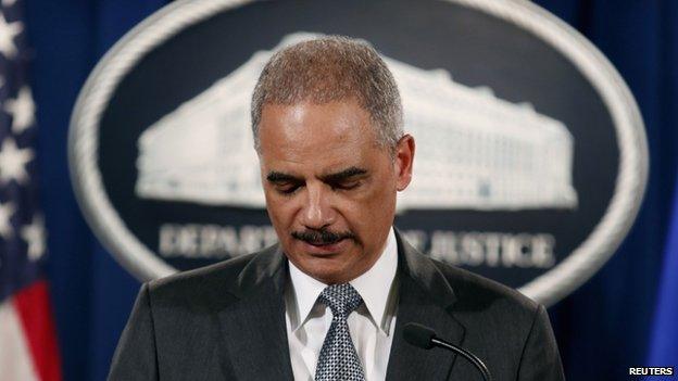 US Attorney General Eric Holder appeared in Washington on 3 December 2014