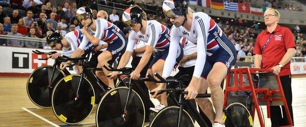 Great Britain's men's pursuit team