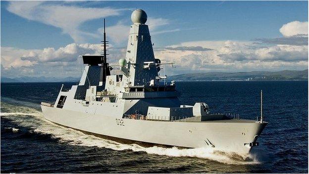 Type 45 destroyer, HMS Daring