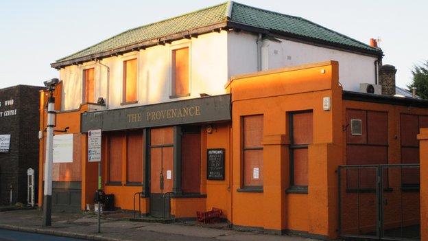 Provenace pub, Colliers Wood, now closed