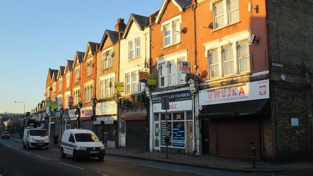 Part of Colliers Wood High Street