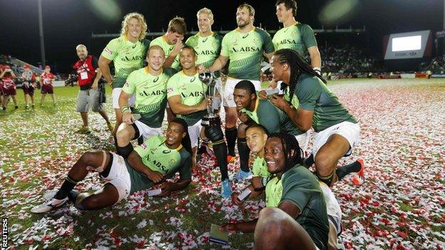 South Africa's winning squad