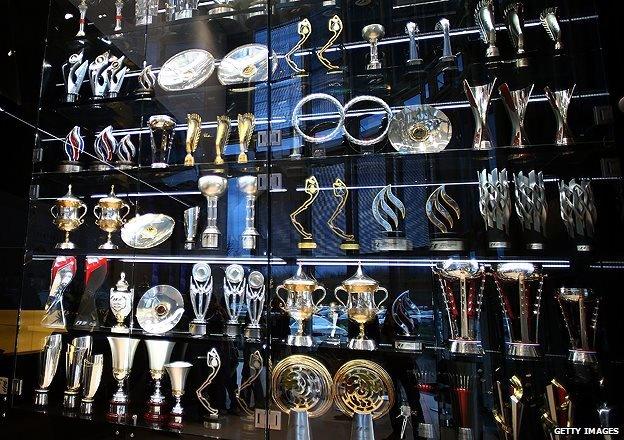 Red Bull Racing trophy cabinet