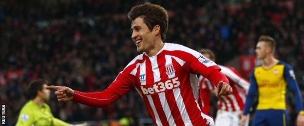 Stoke's Bojan