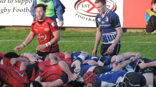 Scrum between Jersey and Leinster A